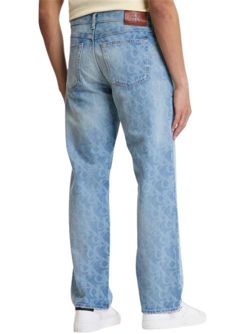 Jeans anni '90 con stampa all-over Calvin Klein Jeans | LV04RG765G1WX